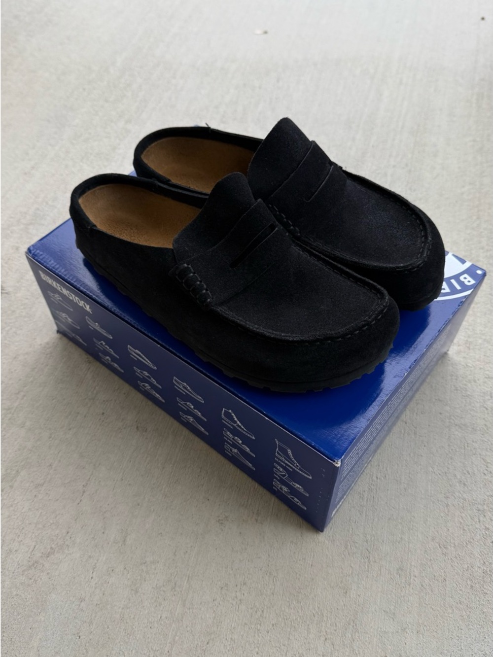 Birkenstock Black Suede Naples